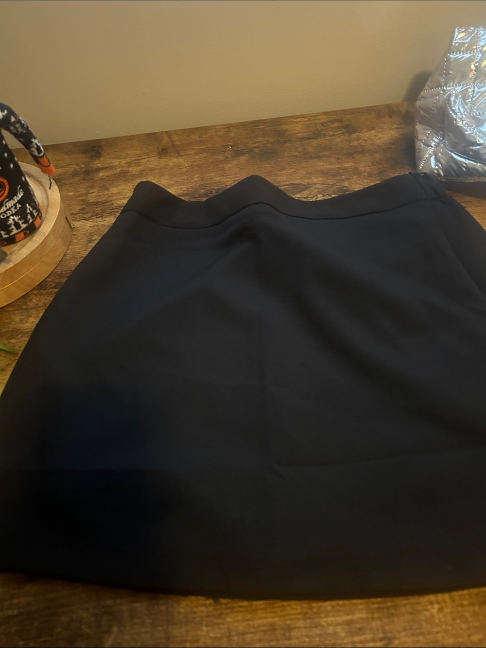 Love Tree Black A-Line Skirt
